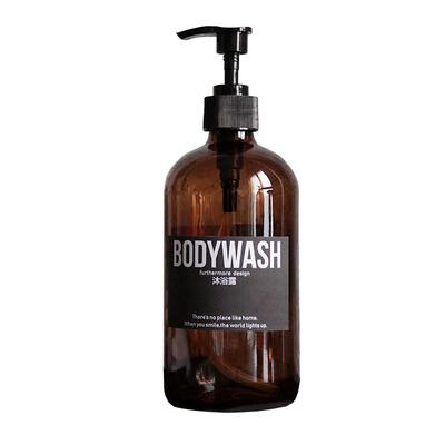 ins风洗发沐浴露瓶子按压式酒店浴室大容量洗衣液洗发水分装瓶