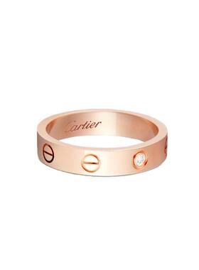 【自营】中古99新卡地亚LOVE系列经典款18K玫瑰金单钻 男女同款