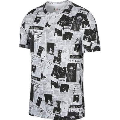 Nike/耐克正品 当季新款JORDAN RIVALS 男子印花T恤 CD5849-100