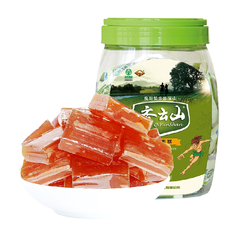 齐云山南酸枣糕桶装袋装酸甜开胃孕妇解馋蜜饯零食绿色食品