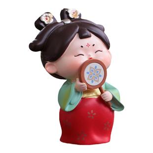 西安文创纪念品唐仕女摆件办公桌面陕西特产伴手礼高级感小众礼物