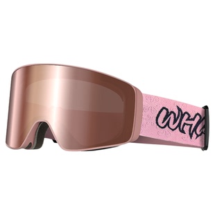 鲸鱼磁吸滑雪镜大柱面双层防雾雪山护目镜滑雪眼镜支持镜片DIY