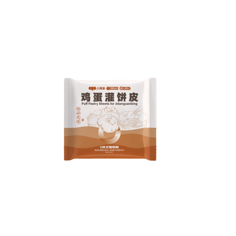 小黄象吊炉风味鸡蛋灌饼皮300g