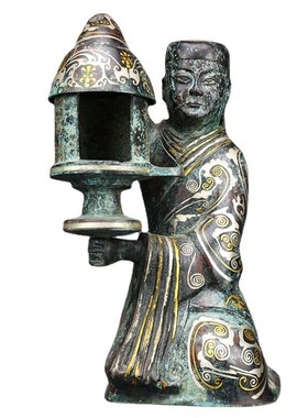 青铜器摆件长信宫灯中式