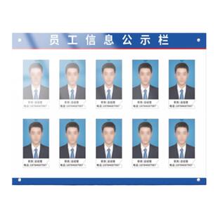 员工信息一览表工作栏公告公示牌教师风采工作人员信息企业公司监督墙医务物业诊所护士人员两委公示牌公定制