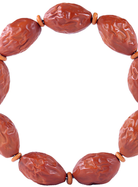 橄榄核手串红枣核雕早生贵子雕刻