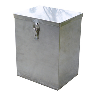 摩托车前置物箱保险杠工具箱电动车后置边箱不锈钢储物箱外卖尾