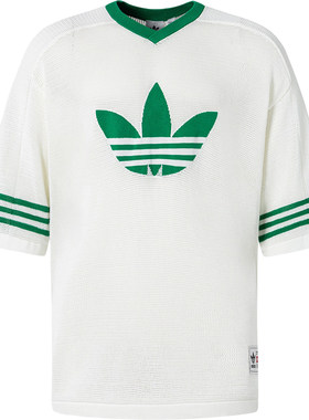 Adidas/阿迪达斯官方正品三叶草男女款宽松透气运动短袖T恤JL5974