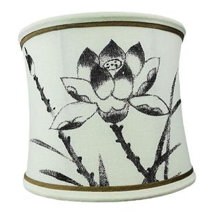 水晶吊灯灯罩布罩 E14螺口欧式尖泡蜡烛灯壁灯麻布外壳罩