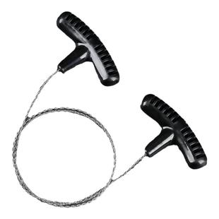 手拉钢丝锯绳锯线锯链条锯切割水管不锈钢锯子户外求生装备口袋锯