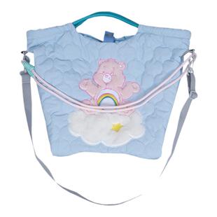 Carebears爱心熊斜挎包包女百搭大容量手提肩包可爱学生书包