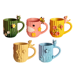 怪兽天使妙趣生灵餐厨系列陶瓷马克杯咖啡杯 新年乔迁生日送礼