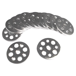 直销38MM圆片固定片家具连接件五金件紧固件圆平片螺牙M8实心片