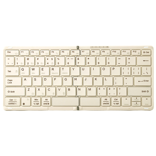 虎克折叠无线键盘蓝牙ipad鼠标套装可充电男女生高颜值办公打字手感好外接手机平板台式电脑笔记本创意便携式