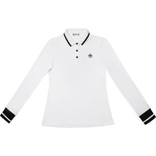 美国PGA 秋冬高尔夫女装服装女长袖T恤POLO衫长袖上衣运动
