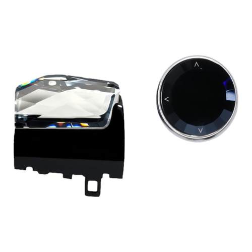 适用麦凯拉25款宝马345系i3i4i5iX3水晶兰花指拨片档把旋钮三件套