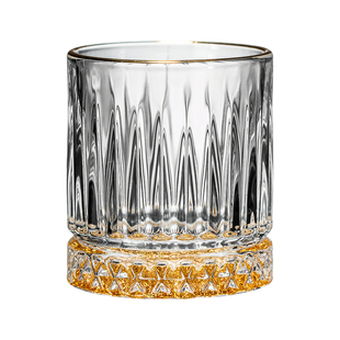 二两酒杯家用白酒水晶玻璃中式100ml酒具套装带架洋酒杯子威士忌