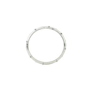 c percentage 原创设计'丝绒'古法拉丝镀银洋气不规则镶嵌手镯潮