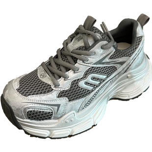 老爹鞋女款2026新款不累脚显脚小轻便软底超轻配阔腿裤休闲运动鞋