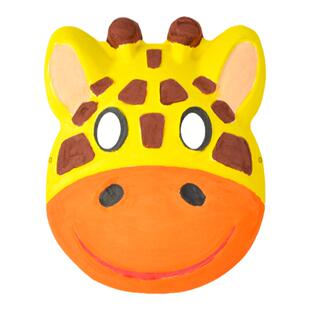 DIY空白面具狐狸白色手绘画京剧脸谱幼儿园表演儿童手工制作材料