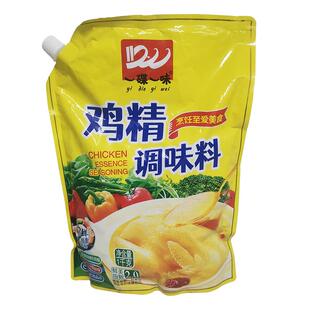 一碟一味鸡精调味料1000g大包装家用带嘴装炒菜煲汤提鲜调料鸡精