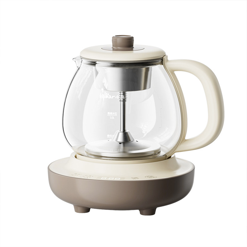 小熊煮茶器家用全自动蒸汽黑茶煮茶壶玻璃办公室养生壶花茶壶烧水