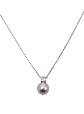 XMRs925纯银珍珠项链