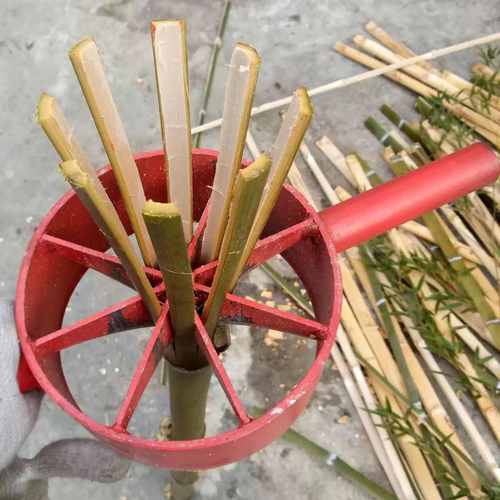 破竹器破竹刀速劈破竹刀机开竹子切片加工工具神器圆竹筒分条机器