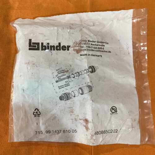 议价-德国binder宾德连接器型号715991437-可维修