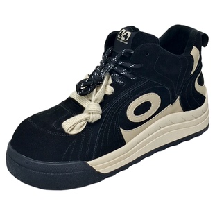 宽胖脚肥大码女鞋41-43棉鞋2025冬新款百搭加绒高帮休闲鞋9255-1