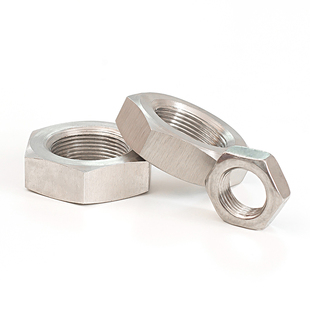 不锈钢304细牙薄螺母细牙螺帽幼牙中牙螺丝M27M30M33M36M42*1.5*2
