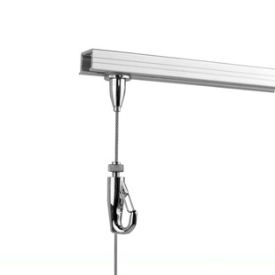 挂画轨道挂画器可移动画轨滑轨挂镜线画展学校画框挂画线预埋轨道