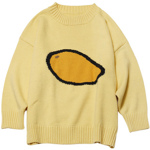 STILL YOU原创设计！！趣味水果外穿针织衫毛衣女宽松2026春季款