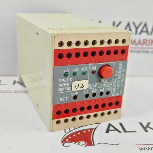 ELMATIK AS SM-505 SPEED MONITOR RELAY (FAST SHIP BY DHL/FEDE
