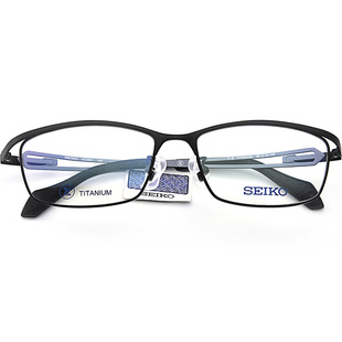 精工运动眼镜框男大脸可配近视眼镜钛合金全框光学眼镜架HZ3601