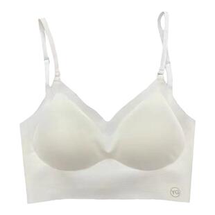 法国趣安芬文胸性感软支撑美背无痕舒适露背运动背心文内衣女薄款