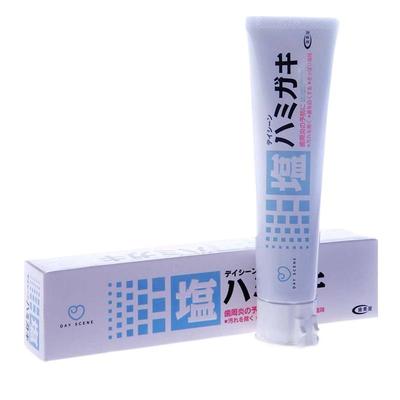 日本齿素屋茶盐炭含氟牙膏成人