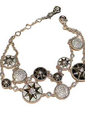 轻奢珠宝级天然贝母玛瑙手链