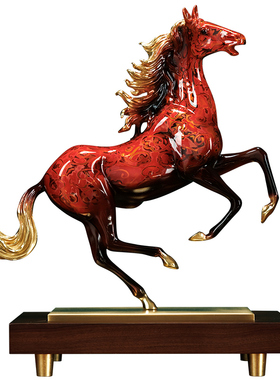 马到成功高档铜马摆件
