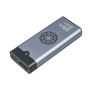 华顾 M2固态移动高速硬盘盒nvme/ngff外接盒带散热风扇协议USB3.1