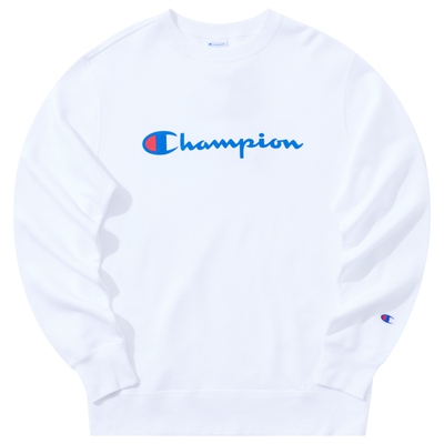 Champion冠军草写logo圆领卫衣