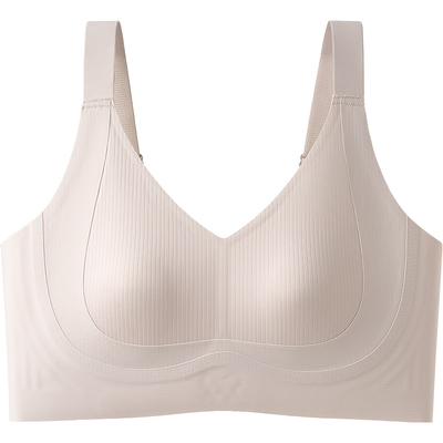 染岸夏薄款中年妈妈内衣无痕文胸