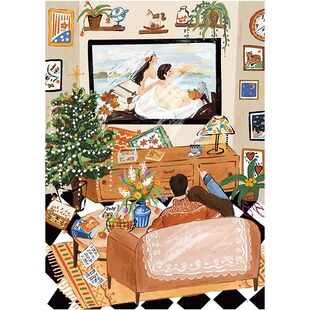 KORS拼图1000片成人版我们的小日子朱鼓励情侣送朋友结婚新婚礼物