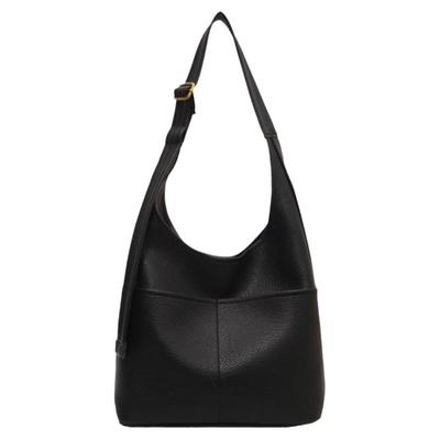 潮流时尚单肩洋气手提通勤水桶包