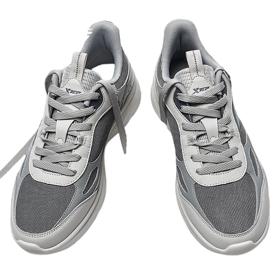 特步男鞋网面透气运动鞋春季轻便减震休闲鞋官方正品老爹鞋子男款