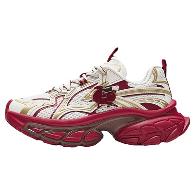 安踏扶摇马年新年款红色老爹鞋