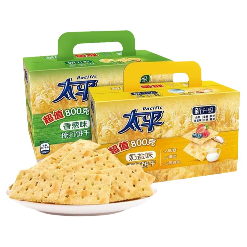 太平苏打饼干小轻脆奶盐味1200g