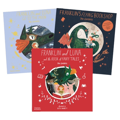 龙背上的书店系列3册英文原版