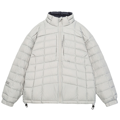 美式立领柔肤防绒面料羽绒服