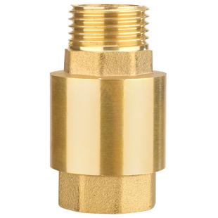 黄铜立式止回阀自来水管道水表水泵止逆阀4分6分1寸内外丝单向阀